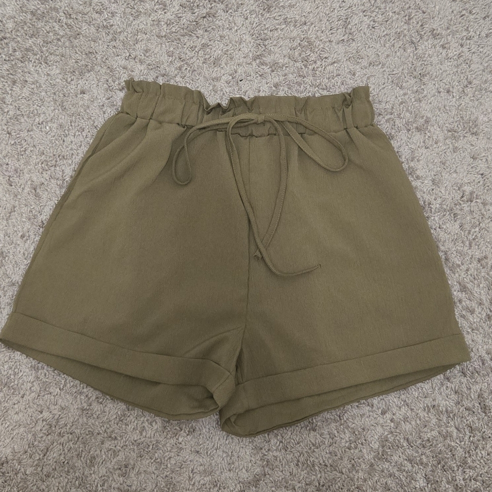 Olive Green Women's Shorts Sz Med